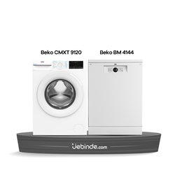 Beko 2 li Çamaşır ve Bulaşık Paketi-26 (CMXT 9120 + BM 4144)